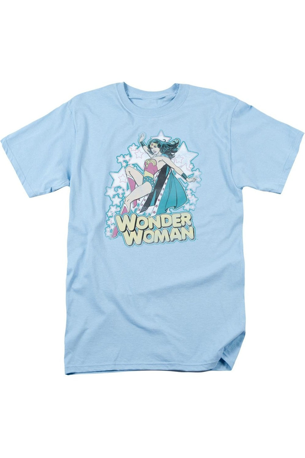 Футболка с коротким рукавом для взрослых DC Comics Im Wonder Woman Gildan, светло-голубой
Футболка с коротким рукавом для взрослых DC Comics Im Wonder Woman Gildan, светло-голубой