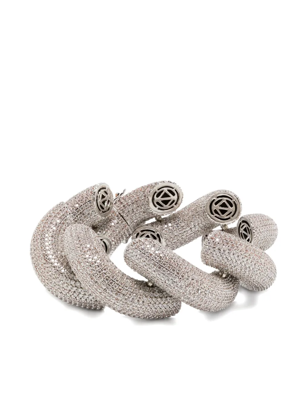 Браслет с плетением и инкрустацией (паве) Eddie Borgo, серебряный
Браслет с плетением и инкрустацией (паве) Eddie Borgo, серебряный