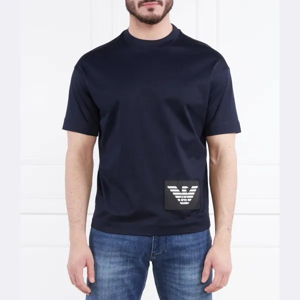 Футболка стандартного кроя Emporio Armani, синий
Футболка стандартного кроя Emporio Armani, синий