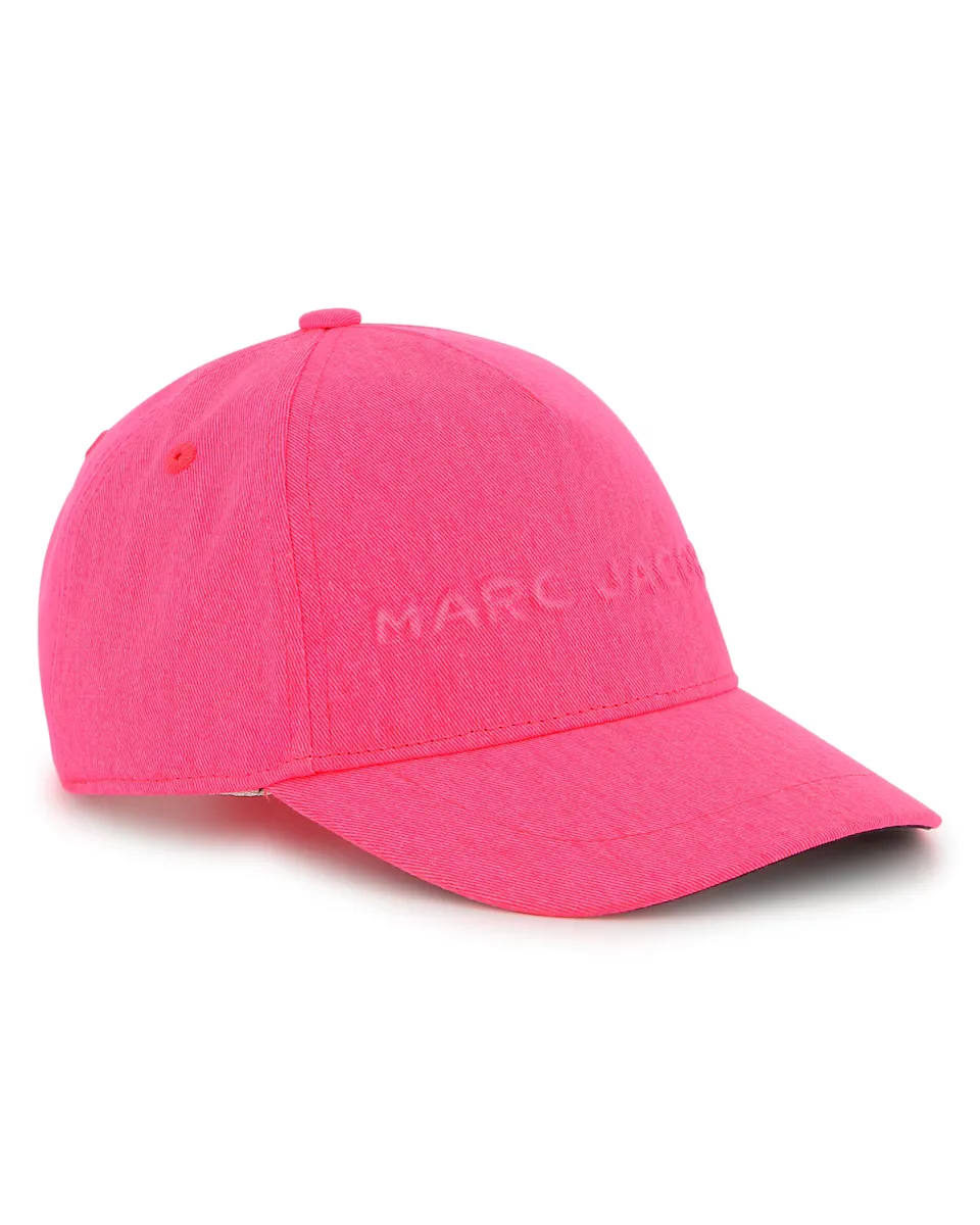 Хлопковая шапочка для девочек с регулируемой затылочной частью Marc Jacobs, фуксия
Хлопковая шапочка для девочек с регулируемой затылочной частью Marc Jacobs, фуксия