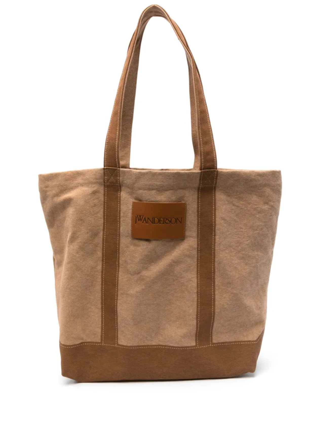 Сумка-шоппер с аппликацией логотипа JW Anderson, коричневый
Сумка-шоппер с аппликацией логотипа JW Anderson, коричневый