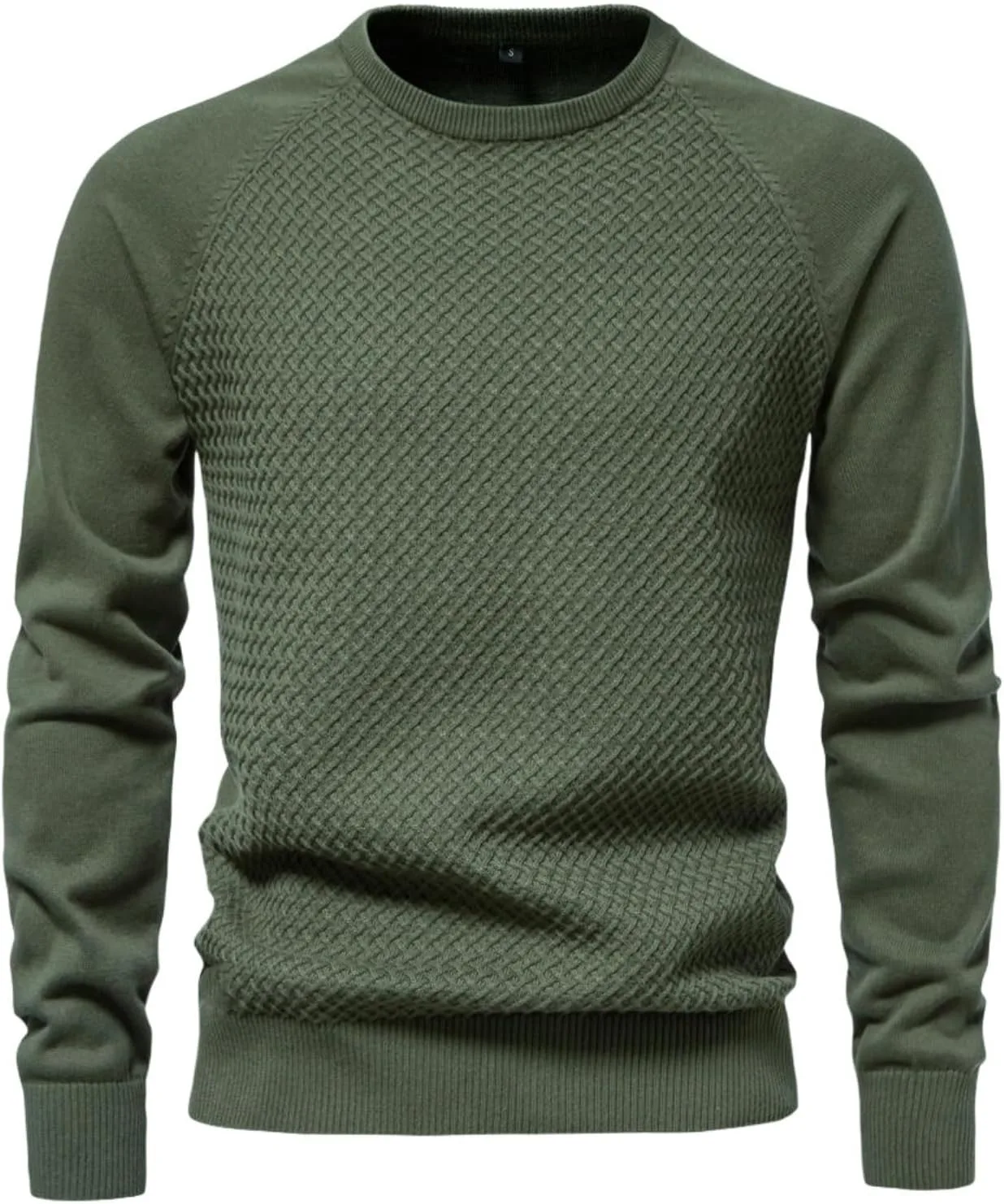 Мужской свитер с рукавом реглан из хлопка OAKVERVE
Мужской свитер с рукавом реглан из хлопка OAKVERVE