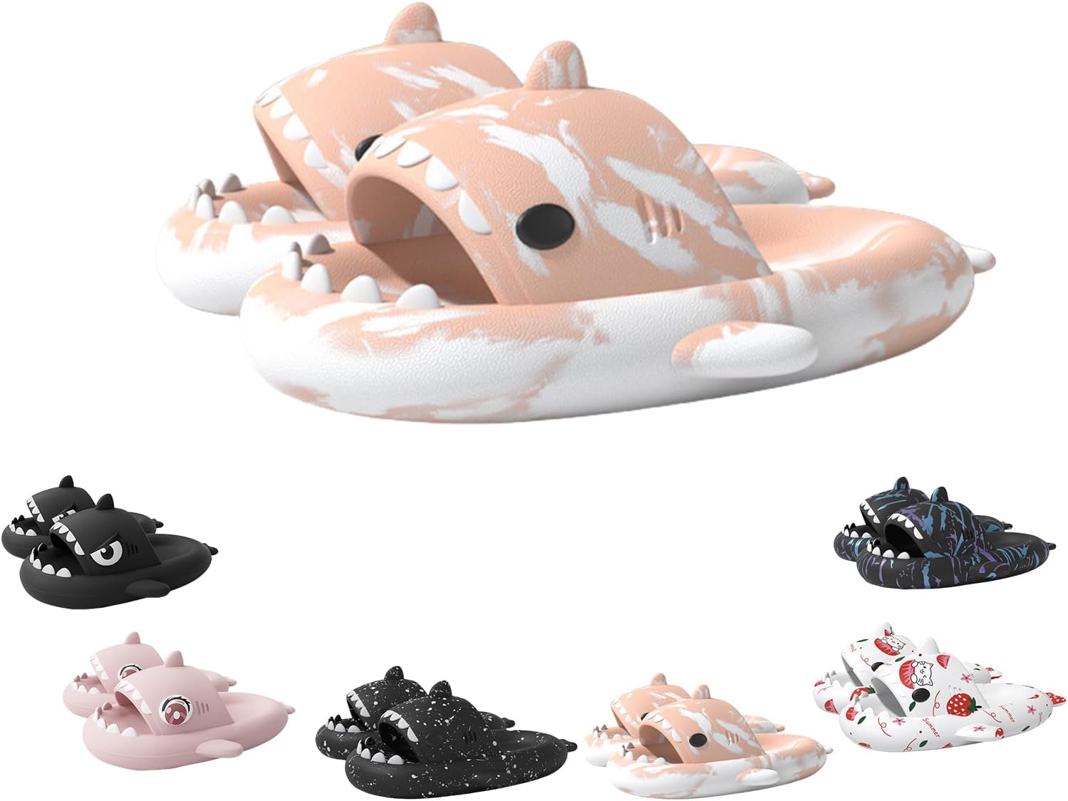 Шлепанцы с изображением акулы, рождественские шлепанцы с акулой, шлепанцы с акулой на Хэллоуин, мультяшные нескользящие шлепанцы с толстой подошвой для женщин и мужчин Generic, розовый
Шлепанцы с изображением акулы, рождественские шлепанцы с акулой, шлепанцы с акулой на Хэллоуин, мультяшные нескользящие шлепанцы с толстой подошвой для женщин и мужчин Generic, розовый