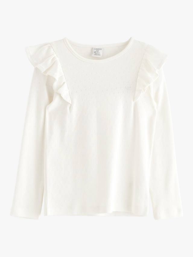 Детский хлопчатобумажный топ с длинными рукавами и оборкой pointel Lindex, цвет Light Dusty White
Детский хлопчатобумажный топ с длинными рукавами и оборкой pointel Lindex, цвет Light Dusty White