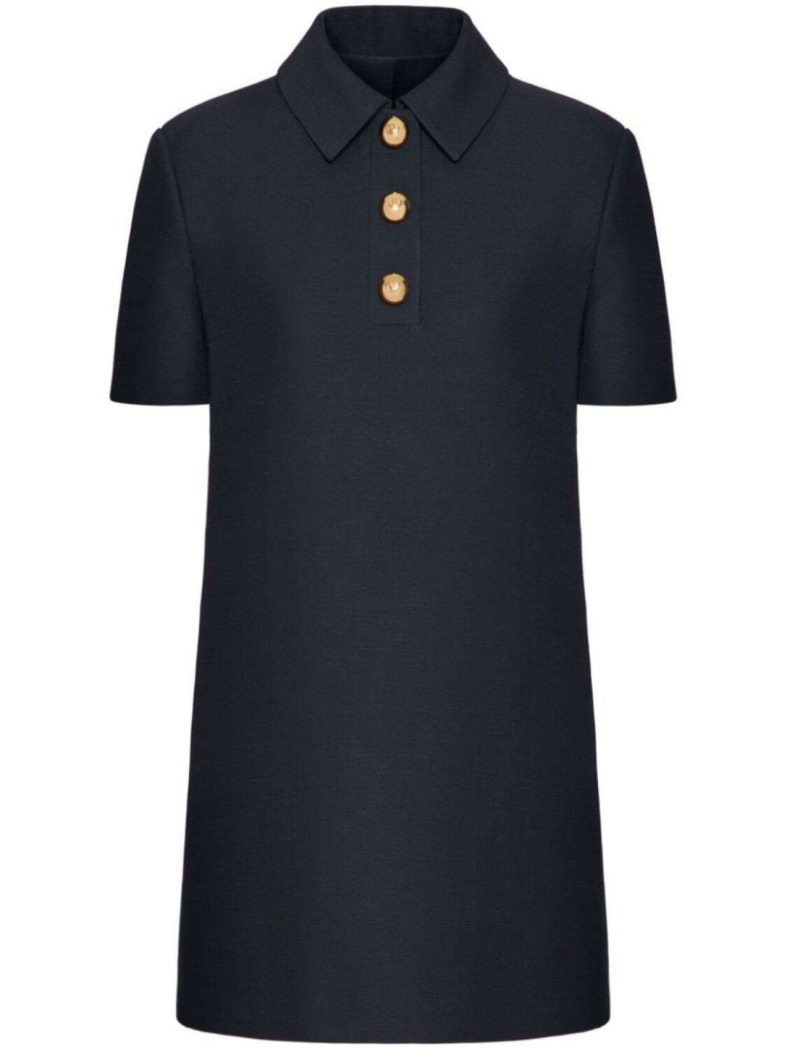 Valentino Garavani платье мини с воротником поло, синий
Valentino Garavani платье мини с воротником поло, синий