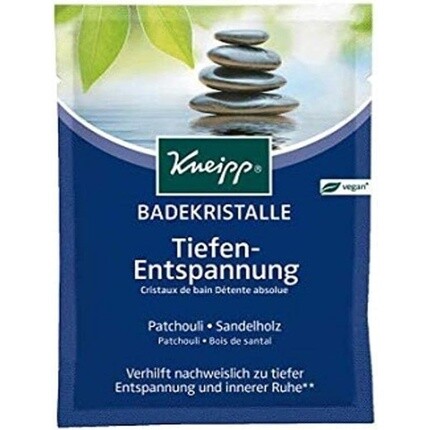 Кристаллы для ванн, глубокое расслабление, пачули и сандал, 60 г, Kneipp
Кристаллы для ванн, глубокое расслабление, пачули и сандал, 60 г, Kneipp
