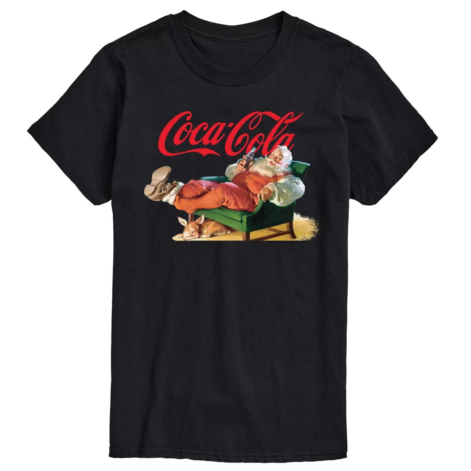Футболка с рисунком Big & Tall Coca-Cola Santa Coke Licensed Character, черный
Футболка с рисунком Big & Tall Coca-Cola Santa Coke Licensed Character, черный