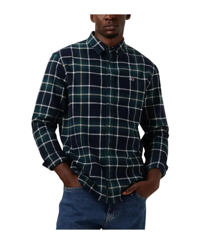 Фланелевая рубашка в клетку для мужчин Tommy Jeans, синий
Фланелевая рубашка в клетку для мужчин Tommy Jeans, синий