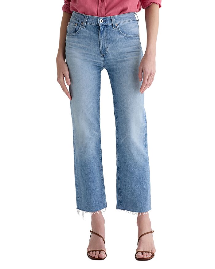 Брюки Brinley Mid Rise Straight Crop в цвете Fiction AG, синий 
Брюки Brinley Mid Rise Straight Crop в цвете Fiction AG, синий