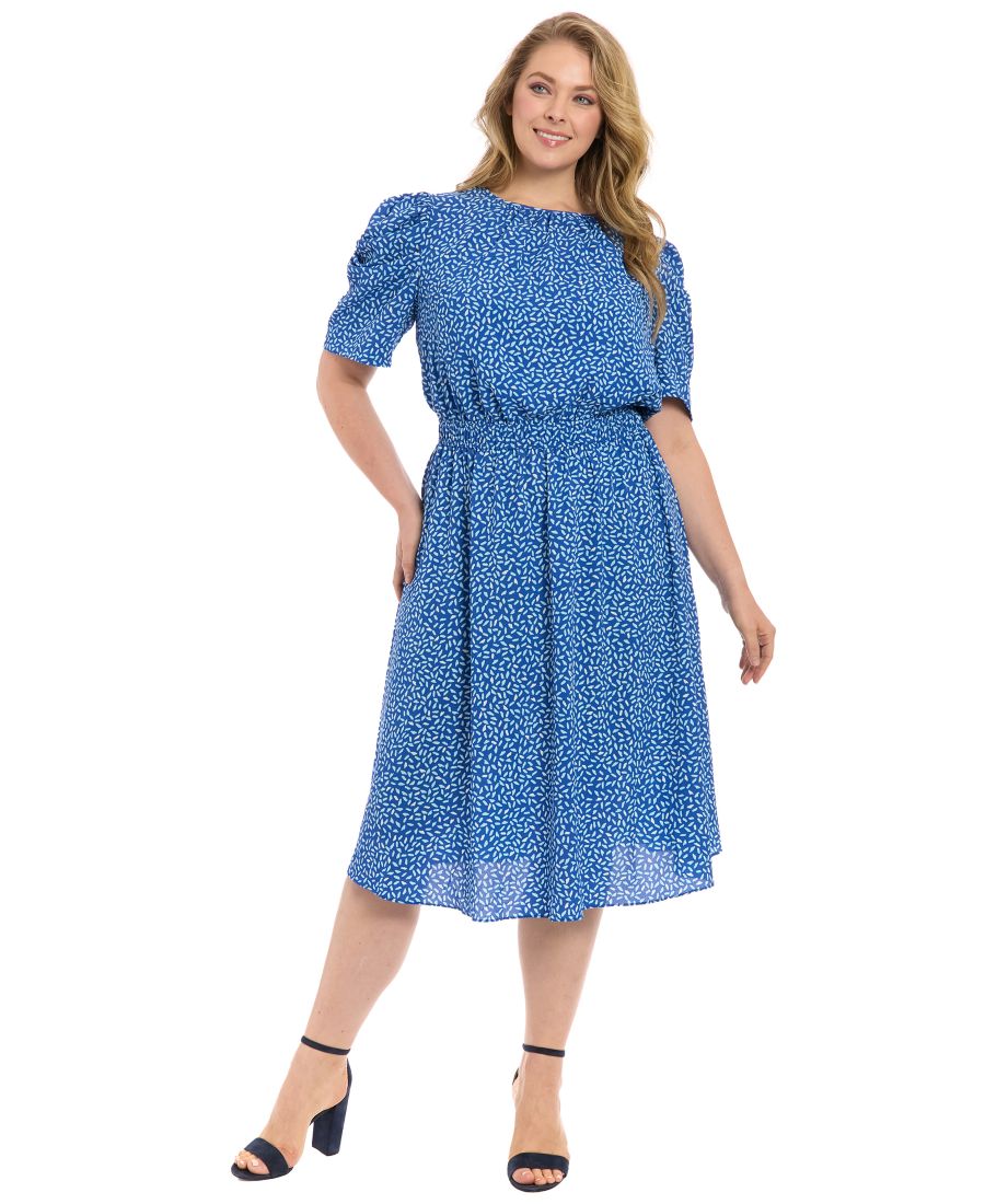 Платье больших размеров с принтом и рукавами-гусеницами London Times, Bluaqu
Платье больших размеров с принтом и рукавами-гусеницами London Times, Bluaqu