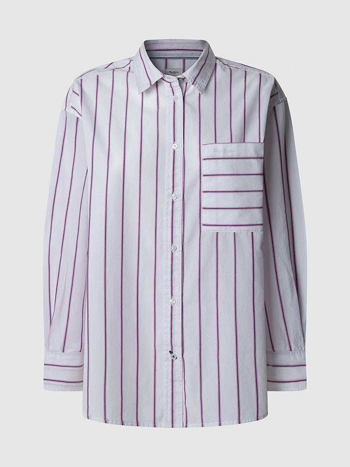 Рубашка Pepe Jeans, белый/розовый/черный
Рубашка Pepe Jeans, белый/розовый/черный