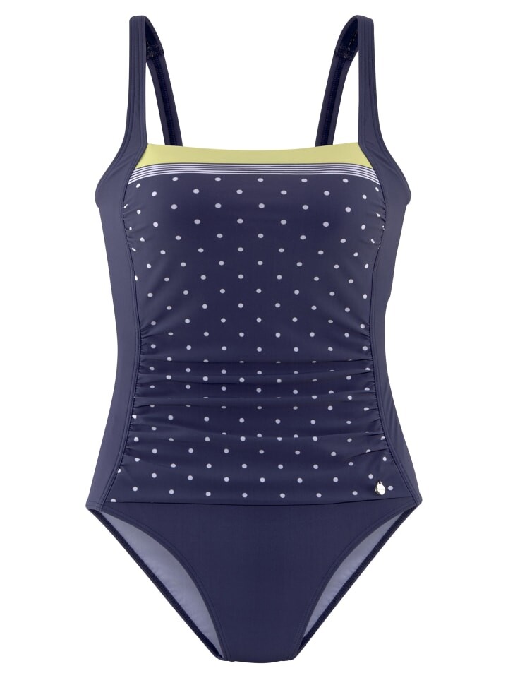 Купальник LASCANA, цвет blau/gelb/bedruckt
Купальник LASCANA, цвет blau/gelb/bedruckt