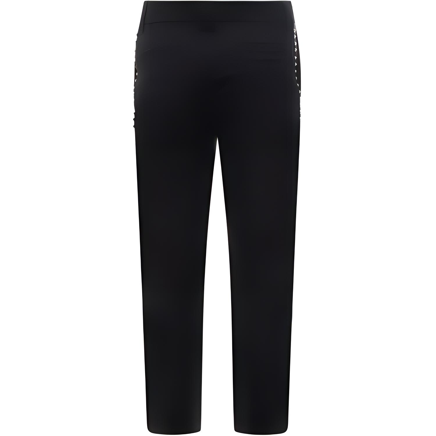 Брюки средней посадки, украшенные заклепками Valentino, черный
Брюки средней посадки, украшенные заклепками Valentino, черный