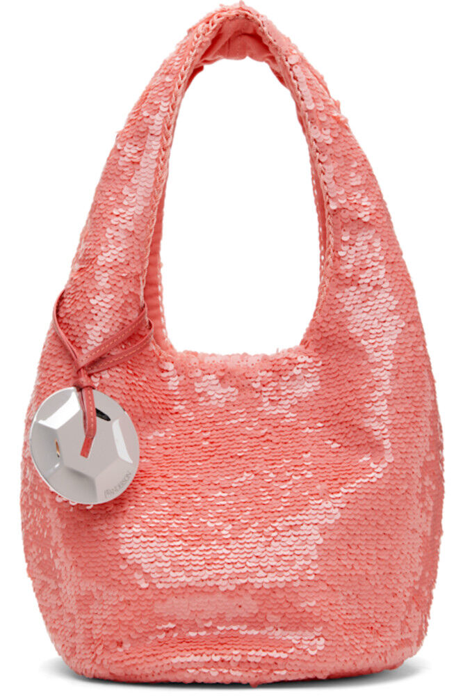 Розовая мини-сумка-шоппер с пайетками JW Anderson
Розовая мини-сумка-шоппер с пайетками JW Anderson