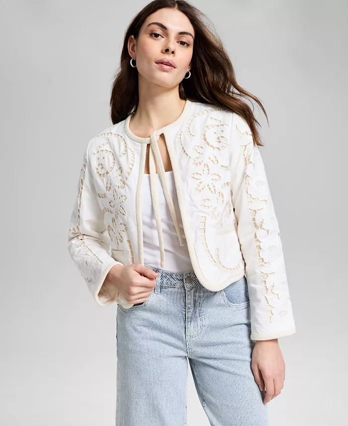 Женская куртка с открытым воротом и лесенкой из завязок And Now This, коричневый/бежевый
Женская куртка с открытым воротом и лесенкой из завязок And Now This, коричневый/бежевый