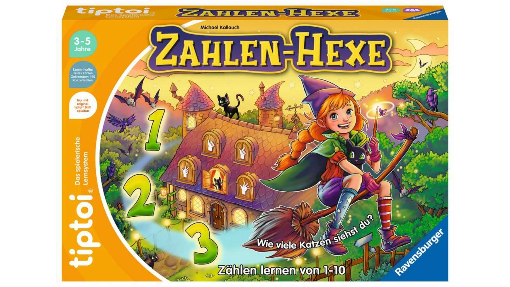 Ravensburger Tiptoi Игра с числами, учимся считать от 1 до 10 для детей от 3 лет и старше
Ravensburger Tiptoi Игра с числами, учимся считать от 1 до 10 для детей от 3 лет и старше