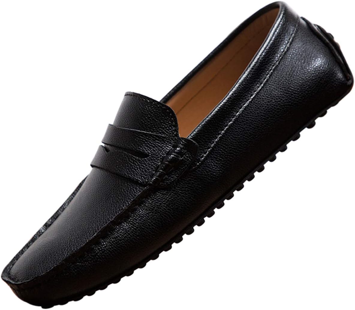 Мужские повседневные кожаные слипоны Santimon, модные лоферы, туфли и прогулок, черный
Мужские повседневные кожаные слипоны Santimon, модные лоферы, туфли и прогулок, черный