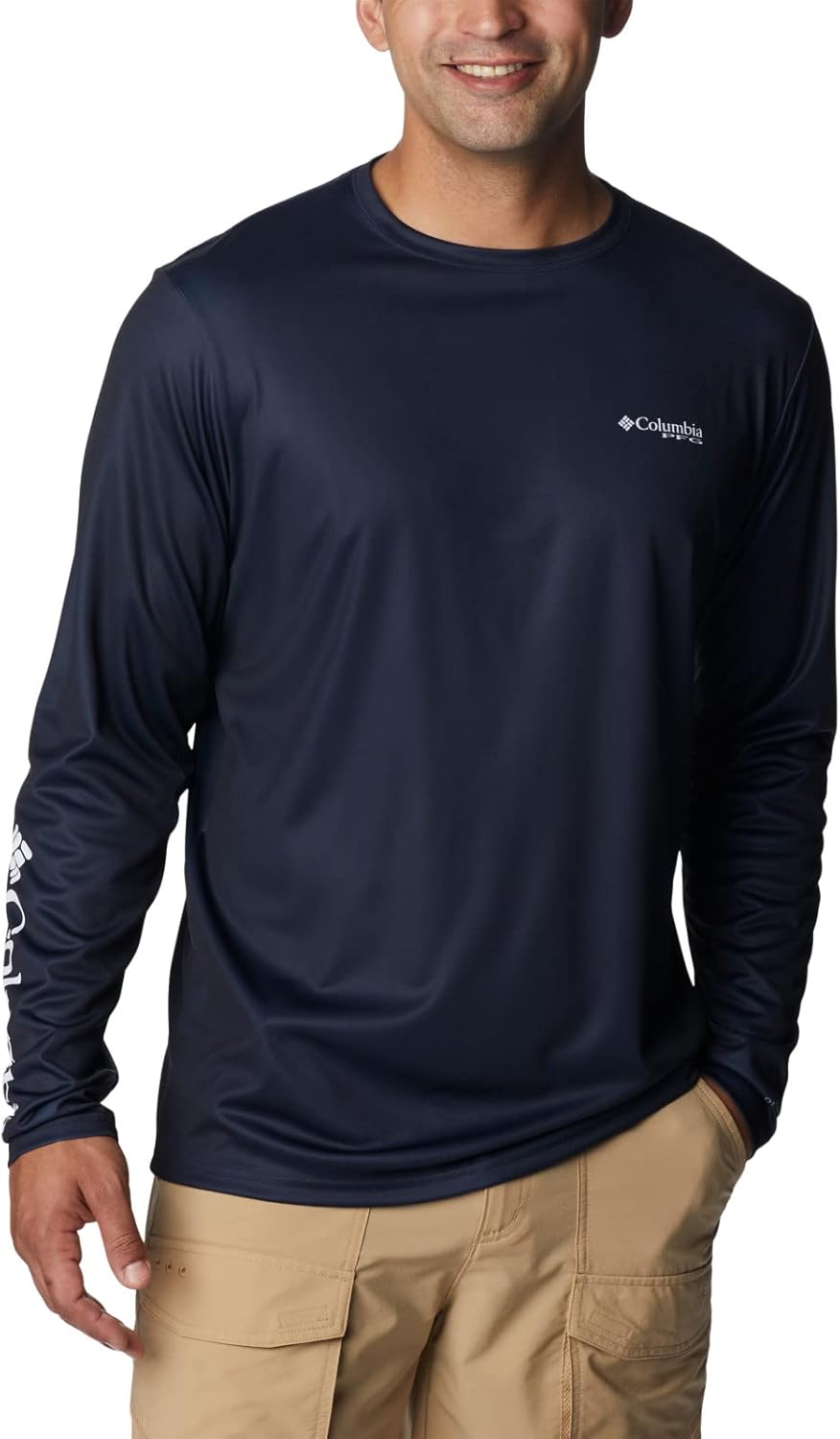 Columbia мужская футболка с длинным рукавом Terminal Tackle PFG Statetriot, Collegiate Navy/White Usa
Columbia мужская футболка с длинным рукавом Terminal Tackle PFG Statetriot, Collegiate Navy/White Usa