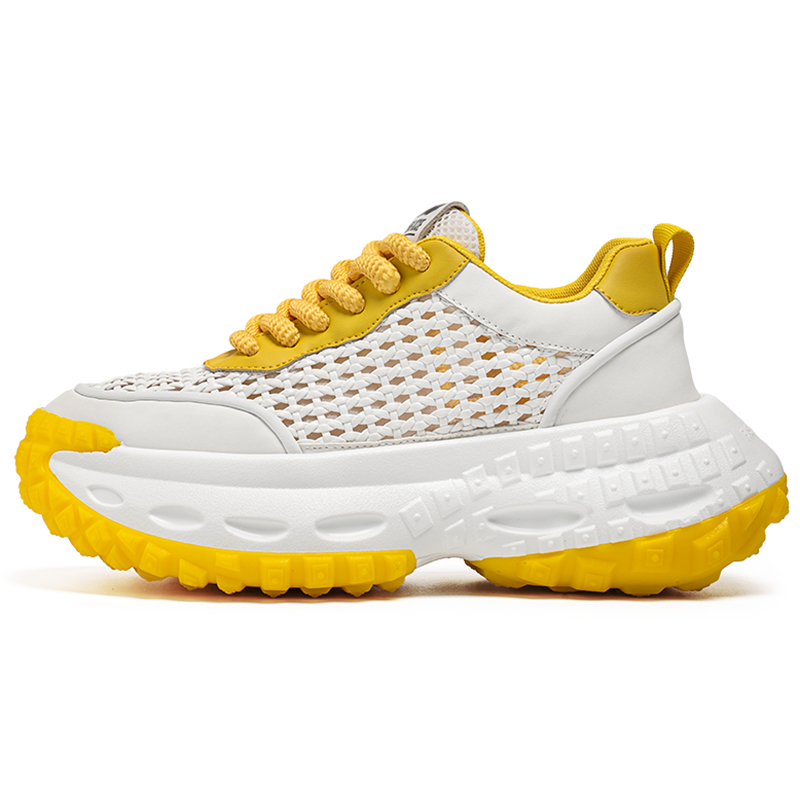 LINGPAO Низкие массивные кроссовки мужские бело-желтые, цвет White Yellow
LINGPAO Низкие массивные кроссовки мужские бело-желтые, цвет White Yellow