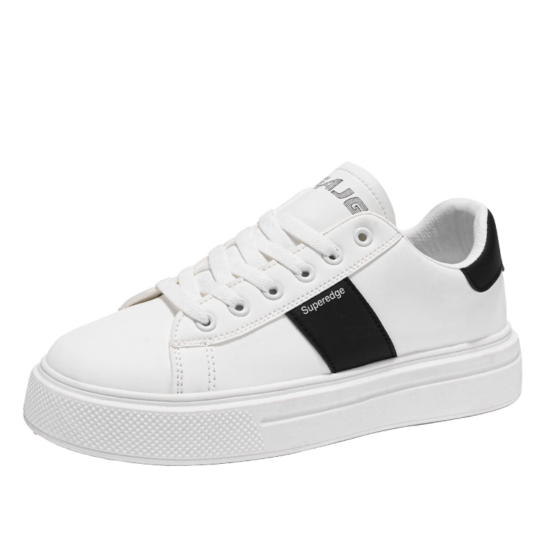 SUPEREDGE Мужские противоскользящие и износостойкие низкие скейтерские кроссовки бело-черные, цвет White Black
SUPEREDGE Мужские противоскользящие и износостойкие низкие скейтерские кроссовки бело-черные, цвет White Black