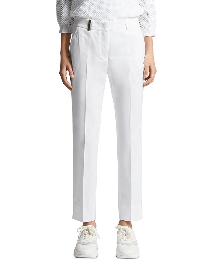 Брюки-сигареты Peserico, белый
Брюки-сигареты Peserico, белый
