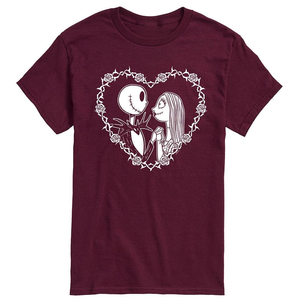 Мужская футболка с рисунком Disney's Nightmare Before Christmas Jack Sally, цвет Maroon
Мужская футболка с рисунком Disney's Nightmare Before Christmas Jack Sally, цвет Maroon