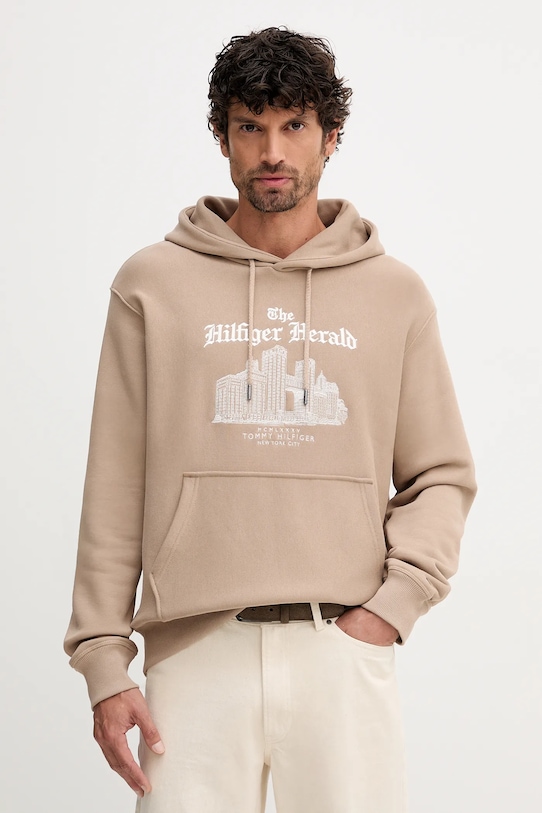 Хлопковая толстовка Tommy Hilfiger, бежевый
Хлопковая толстовка Tommy Hilfiger, бежевый