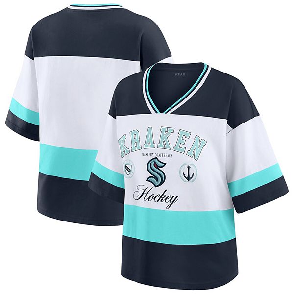 Футболка в стиле джерси Seattle Kraken черно-белая Wear By Erin Andrews, Черный, Футболка в стиле джерси Seattle Kraken черно-белая Wear By Erin Andrews
Футболка в стиле джерси Seattle Kraken черно-белая Wear By Erin Andrews, Черный, Футболка в стиле джерси Seattle Kraken черно-белая Wear By Erin Andrews