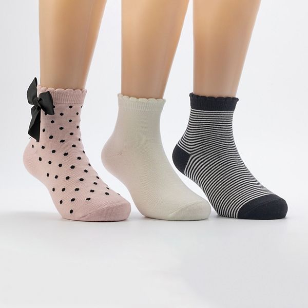 Детские носки с бантом midweight, 3 пары Cuddl Duds, Pink
Детские носки с бантом midweight, 3 пары Cuddl Duds, Pink