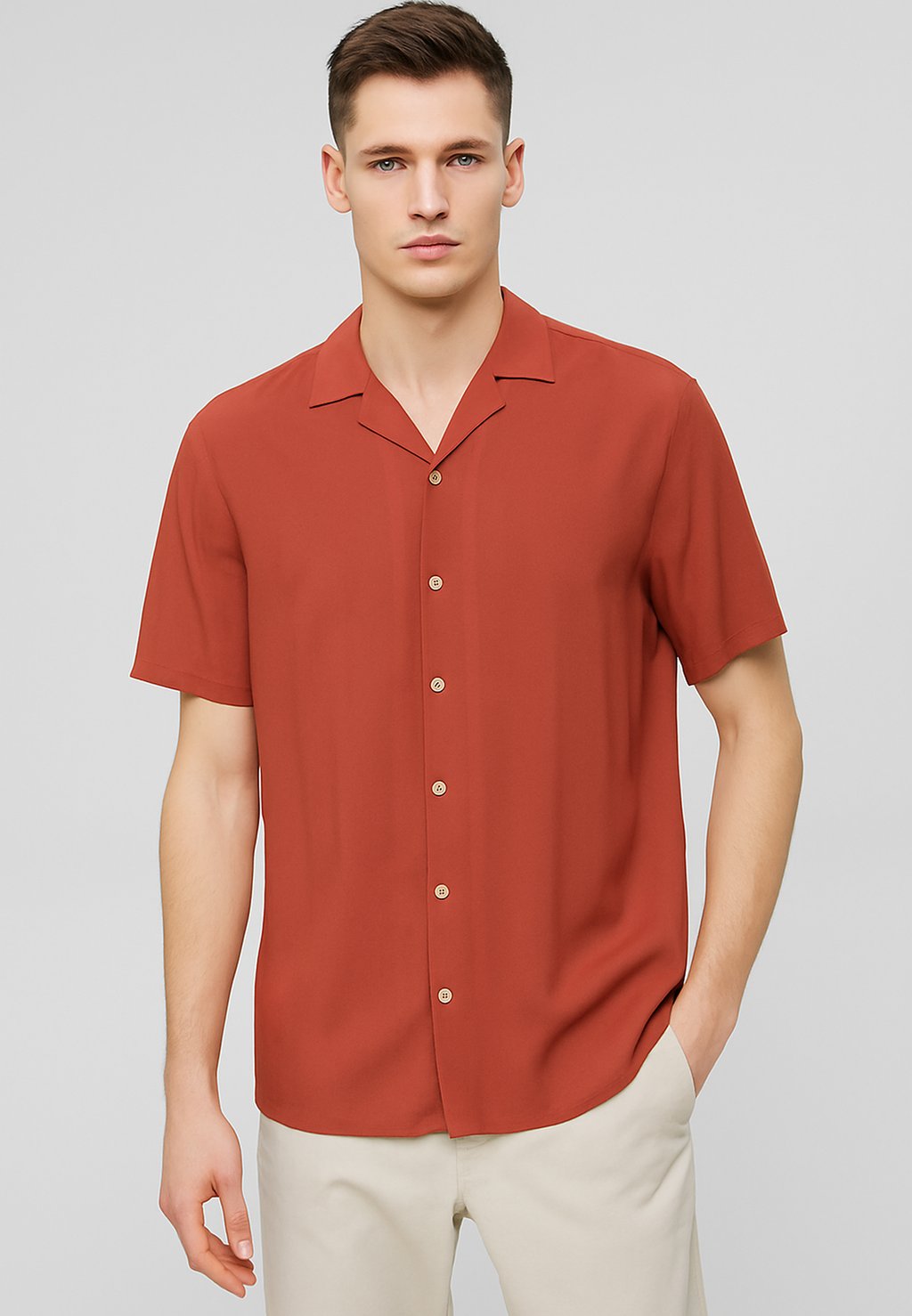 Рубашка KURZÄRMELIGES MIT KNOPFLEISTE UND UMLEGEKRAGEN Eight 2 Nine, коричневый
Рубашка KURZÄRMELIGES MIT KNOPFLEISTE UND UMLEGEKRAGEN Eight 2 Nine, коричневый