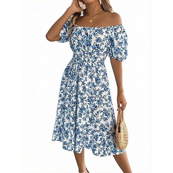 Женское летнее платье в стиле бохо с квадратным вырезом и цветочным принтом Xuba, Blue
Женское летнее платье в стиле бохо с квадратным вырезом и цветочным принтом Xuba, Blue