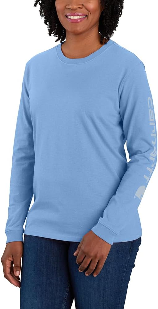 Carhartt женская футболка с логотипом на рукаве, свободный крой, тяжелый хлопок, длинный рукав, Skystone
Carhartt женская футболка с логотипом на рукаве, свободный крой, тяжелый хлопок, длинный рукав, Skystone