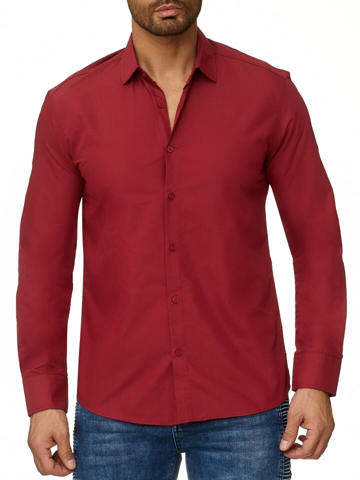 Рубашка RESLAD Hemd Uni, бордо
Рубашка RESLAD Hemd Uni, бордо