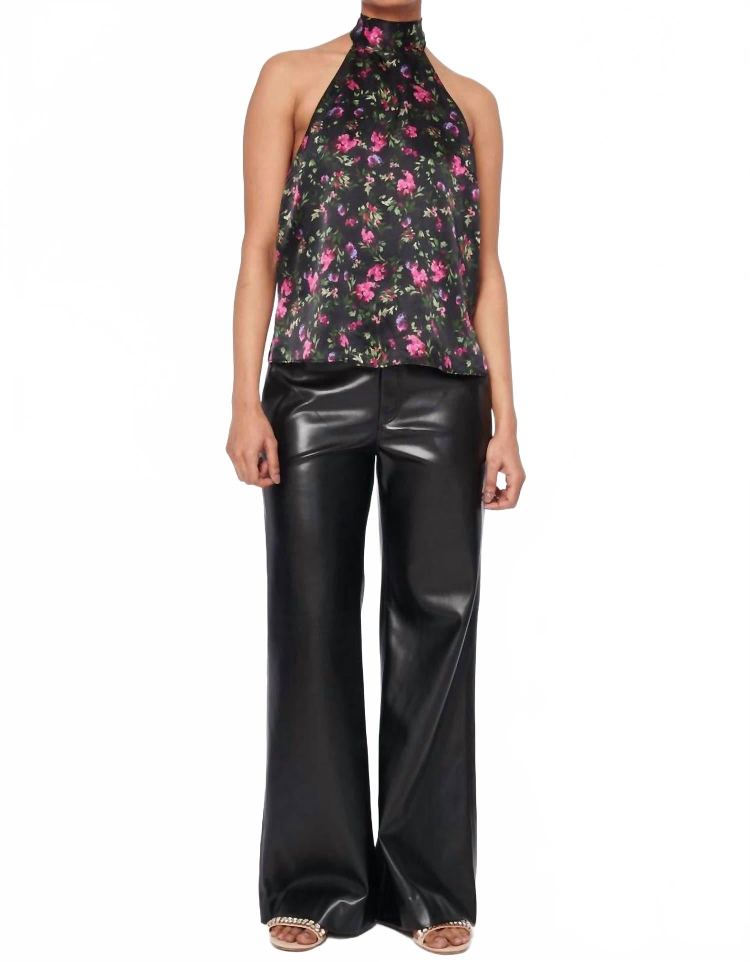 Ками топ Janice с воротником-стойкой и запахом на шее в черном цвете Cami NYC
Ками топ Janice с воротником-стойкой и запахом на шее в черном цвете Cami NYC