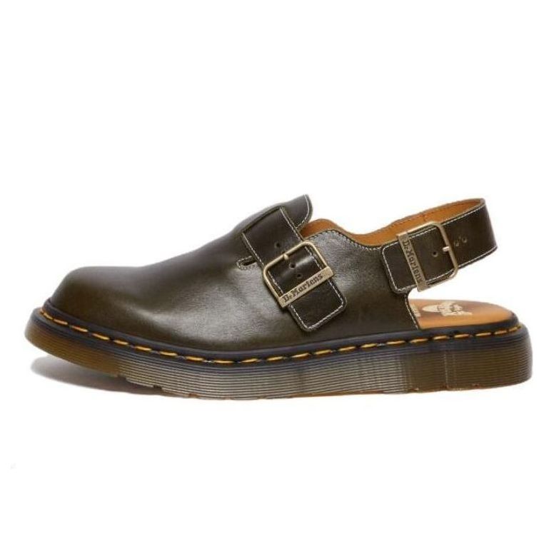 Тапочки Dr.Martens Jorge Made in England Classic Leather Slingback Mules 'Dark Green' 30939275, зеленый 
Тапочки Dr.Martens Jorge Made in England Classic Leather Slingback Mules 'Dark Green' 30939275, зеленый
