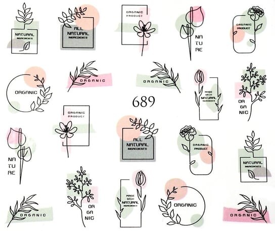 Водные наклейки для ногтей - №689, inna
Водные наклейки для ногтей - №689, inna