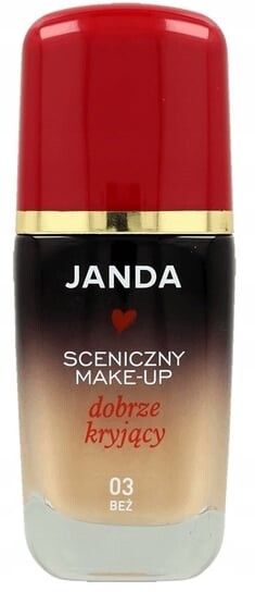 Флюид для высокой степени покрытия, 03 бежевый, 30 мл Janda
Флюид для высокой степени покрытия, 03 бежевый, 30 мл Janda