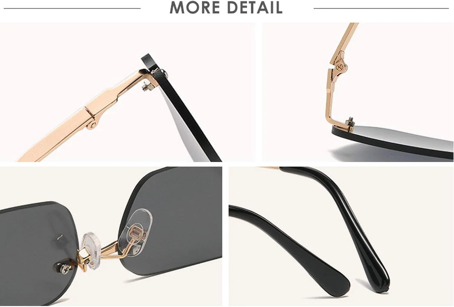 COTIA/Модные солнцезащитные очки без оправы для женщин, винтажный дизайн, женские солнцезащитные очки с линзами Ocean Piece для мужчин, прямоугольная форма, Tea
COTIA/Модные солнцезащитные очки без оправы для женщин, винтажный дизайн, женские солнцезащитные очки с линзами Ocean Piece для мужчин, прямоугольная форма, Tea