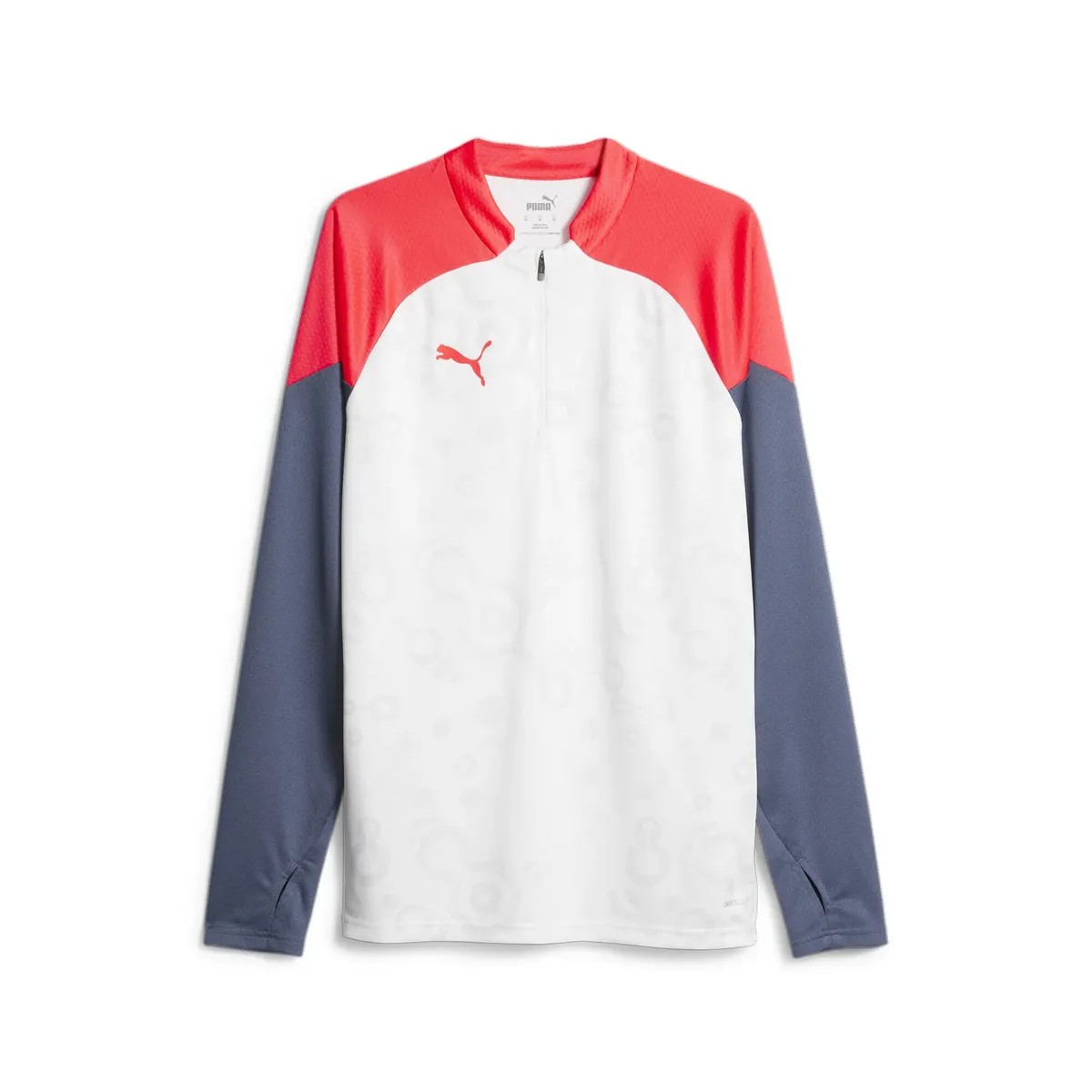 Толстовка PUMA "футбольная футболка individualCUP с молнией в четверть мужская", цвет White Fire Orchid Red
Толстовка PUMA "футбольная футболка individualCUP с молнией в четверть мужская", цвет White Fire Orchid Red
