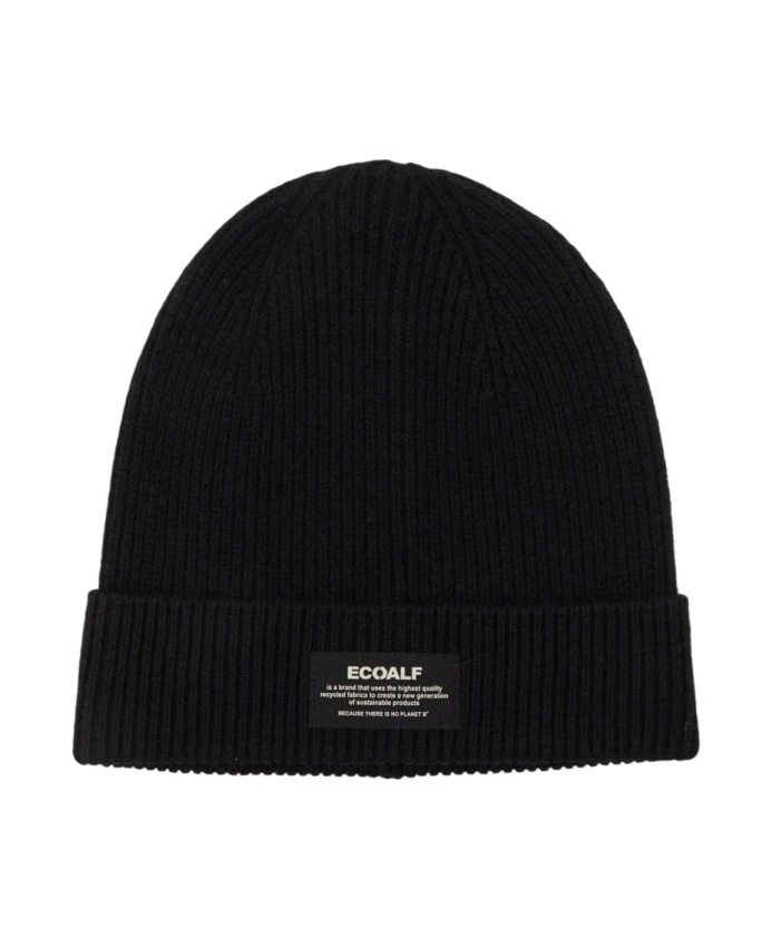Вязаная шапка в рубчик Ecoalf, черный
Вязаная шапка в рубчик Ecoalf, черный