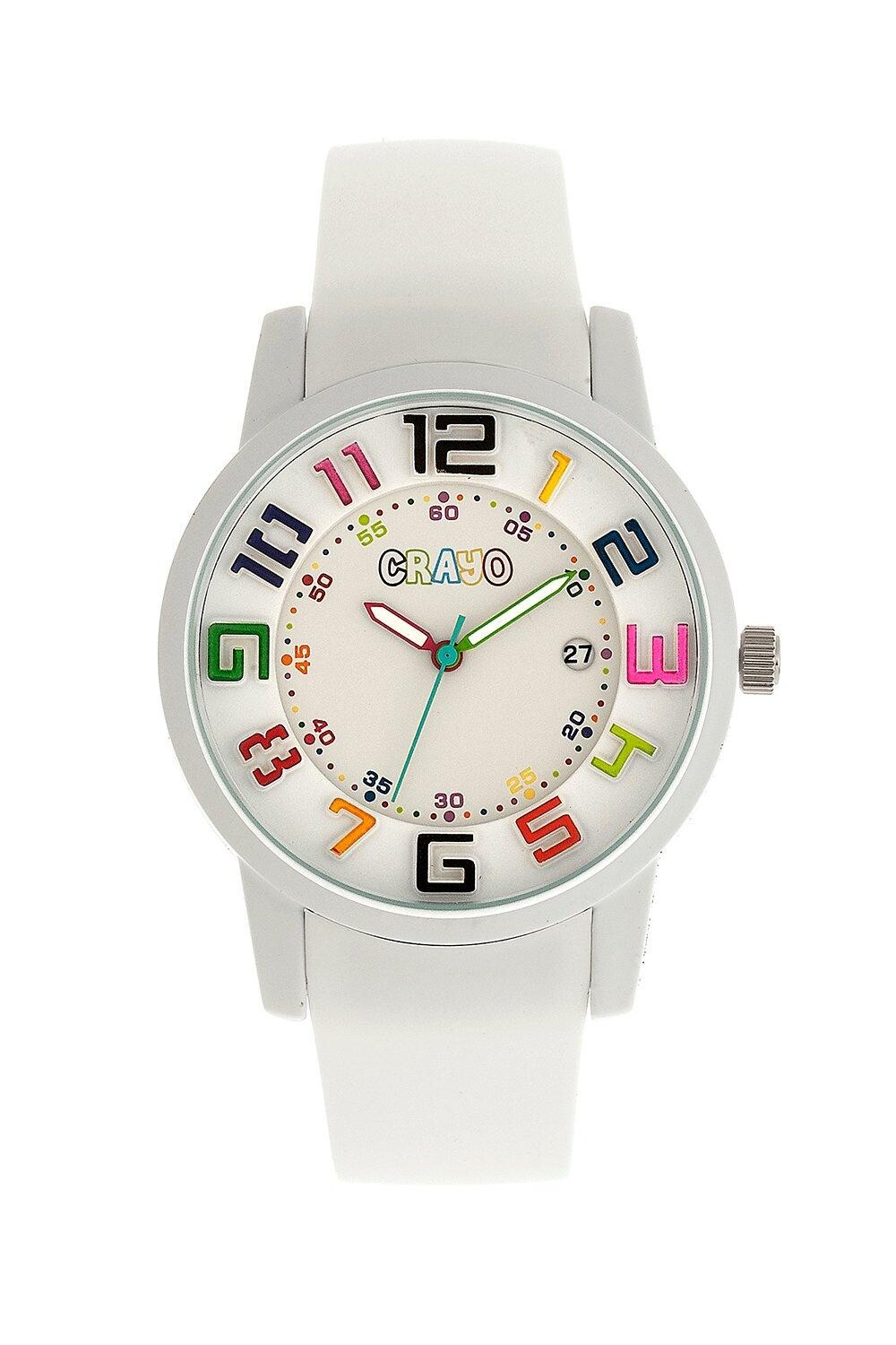 Часы унисекс Festival с датой Crayo, белый
Часы унисекс Festival с датой Crayo, белый