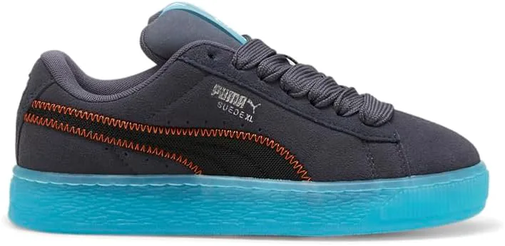 Детские замшевые кроссовки PUMA для мальчиков, размер XL, на шнуровке, повседневные - синие, серый
Детские замшевые кроссовки PUMA для мальчиков, размер XL, на шнуровке, повседневные - синие, серый