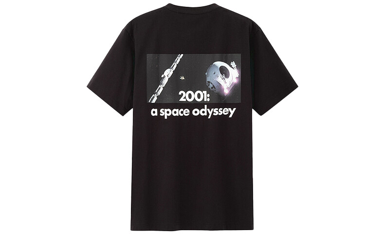 Футболка унисекс черная Uniqlo, черный 
Футболка унисекс черная Uniqlo, черный