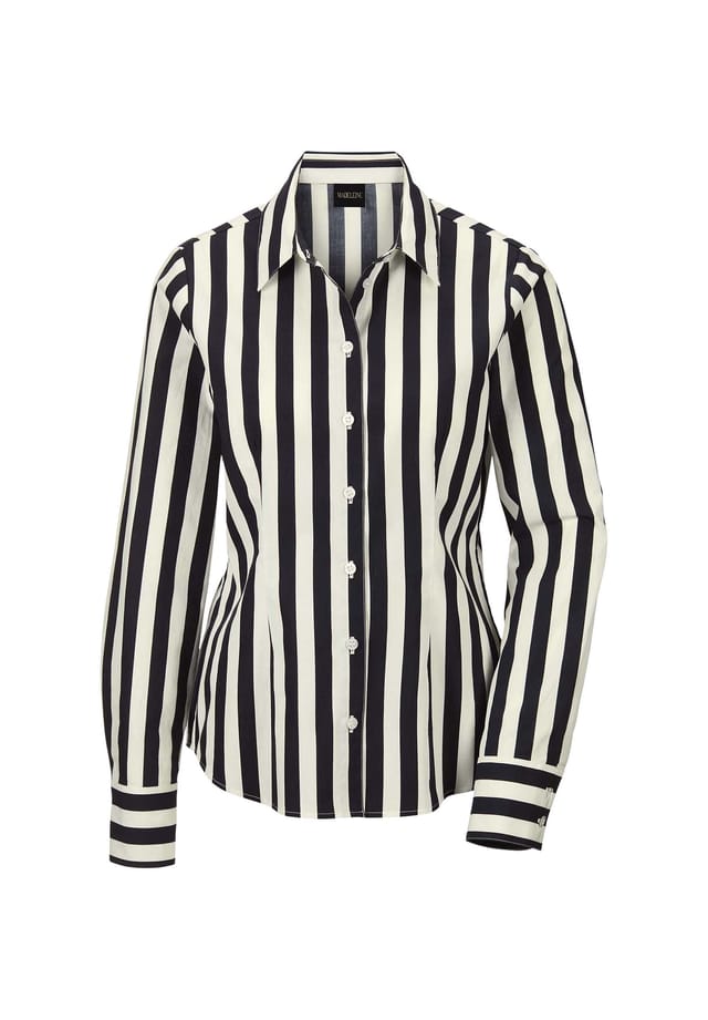 Блузка-Рубашка в полоску контрастного кроя Madeleine, мультиколор
Блузка-Рубашка в полоску контрастного кроя Madeleine, мультиколор