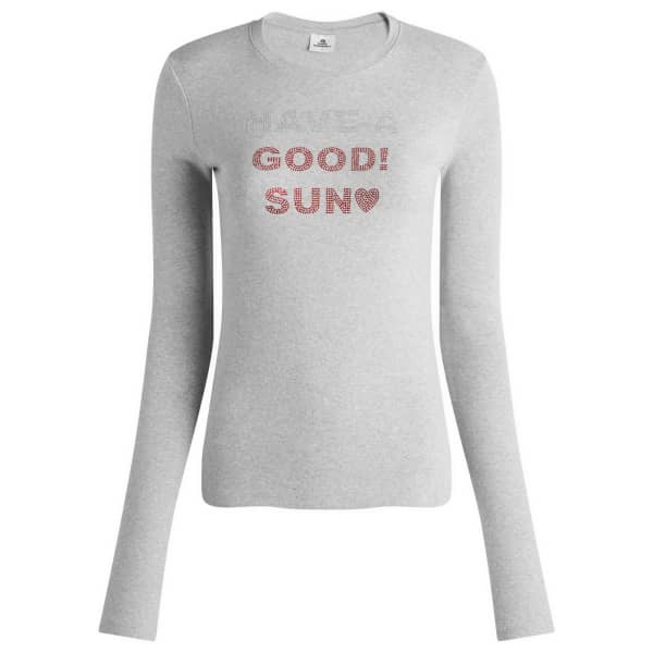 Топ с длинными рукавами и блестящими буквами Sundayfruitmarket, серый
Топ с длинными рукавами и блестящими буквами Sundayfruitmarket, серый