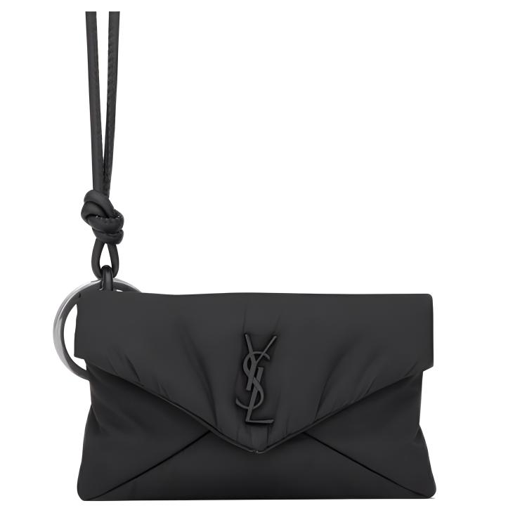 SAINT LAURENT Мини-клатч из полиамида мужской черный 
SAINT LAURENT Мини-клатч из полиамида мужской черный