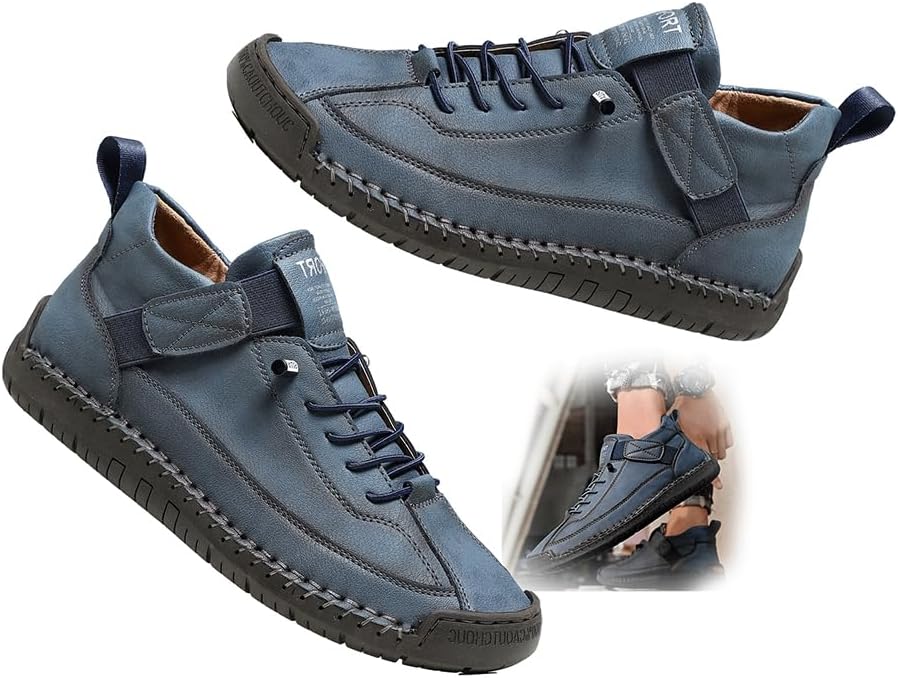 Мужские лоферы без застежек для прогулок, дышащие и износостойкие для активного отдыха весной и осенью Generic, синий
Мужские лоферы без застежек для прогулок, дышащие и износостойкие для активного отдыха весной и осенью Generic, синий