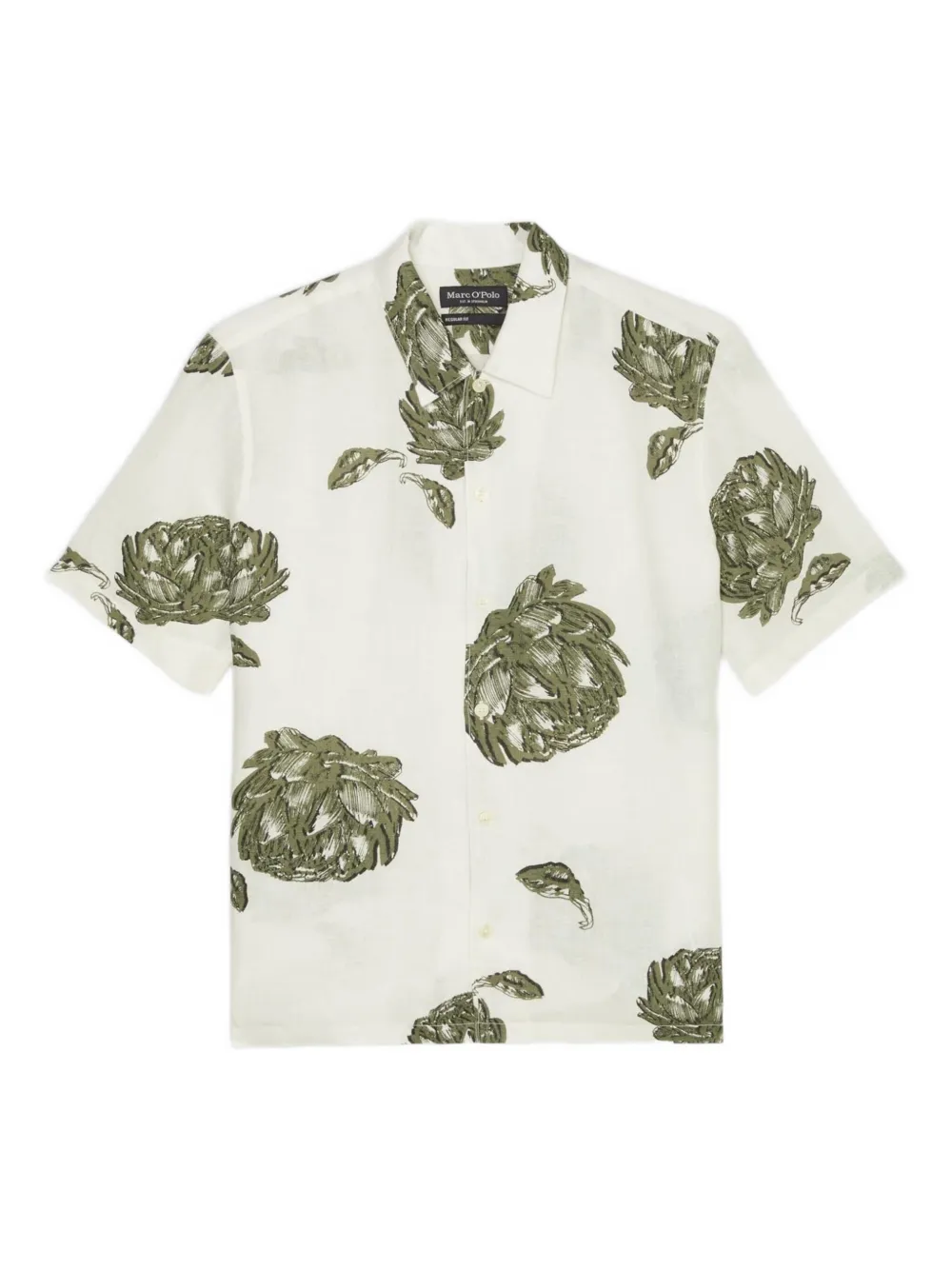 Рубашка с короткими рукавами и цветочным принтом Marc O'Polo, белый
Рубашка с короткими рукавами и цветочным принтом Marc O'Polo, белый