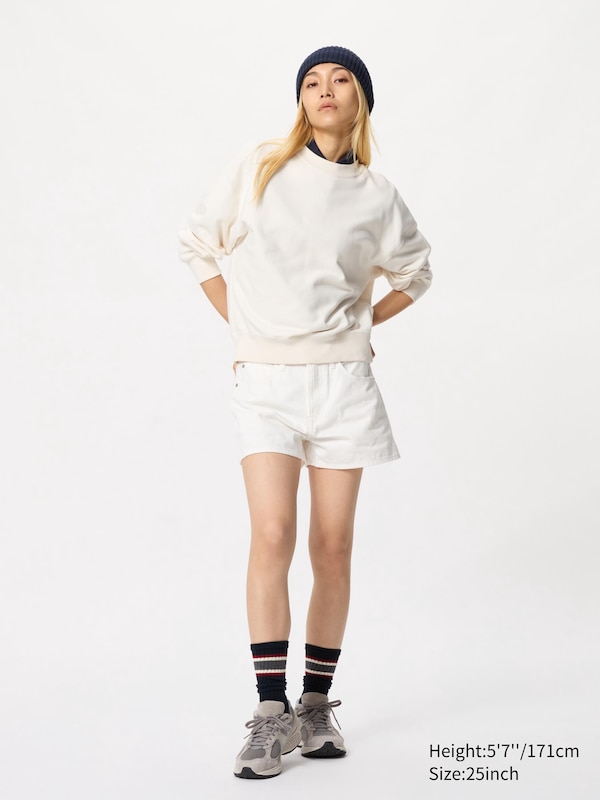 Джинсовые шорты Uniqlo, белый
Джинсовые шорты Uniqlo, белый