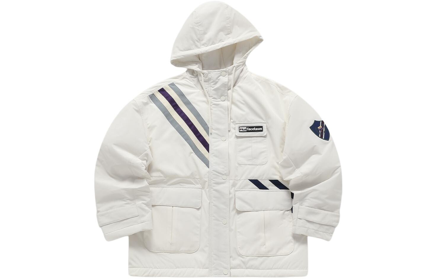 Стеганая куртка Facetasm X женская Yurou белый Fila Fusion
Стеганая куртка Facetasm X женская Yurou белый Fila Fusion